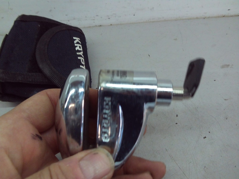 Krypto Disc Lock with Key Chrome