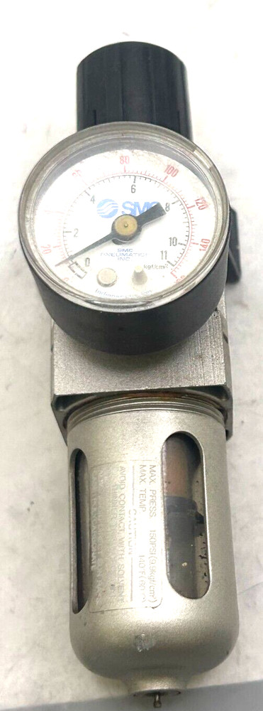 SMC FILTER REGULATOR MODEL NAW 2000 SET PRESS 7-120PSI New/Nos