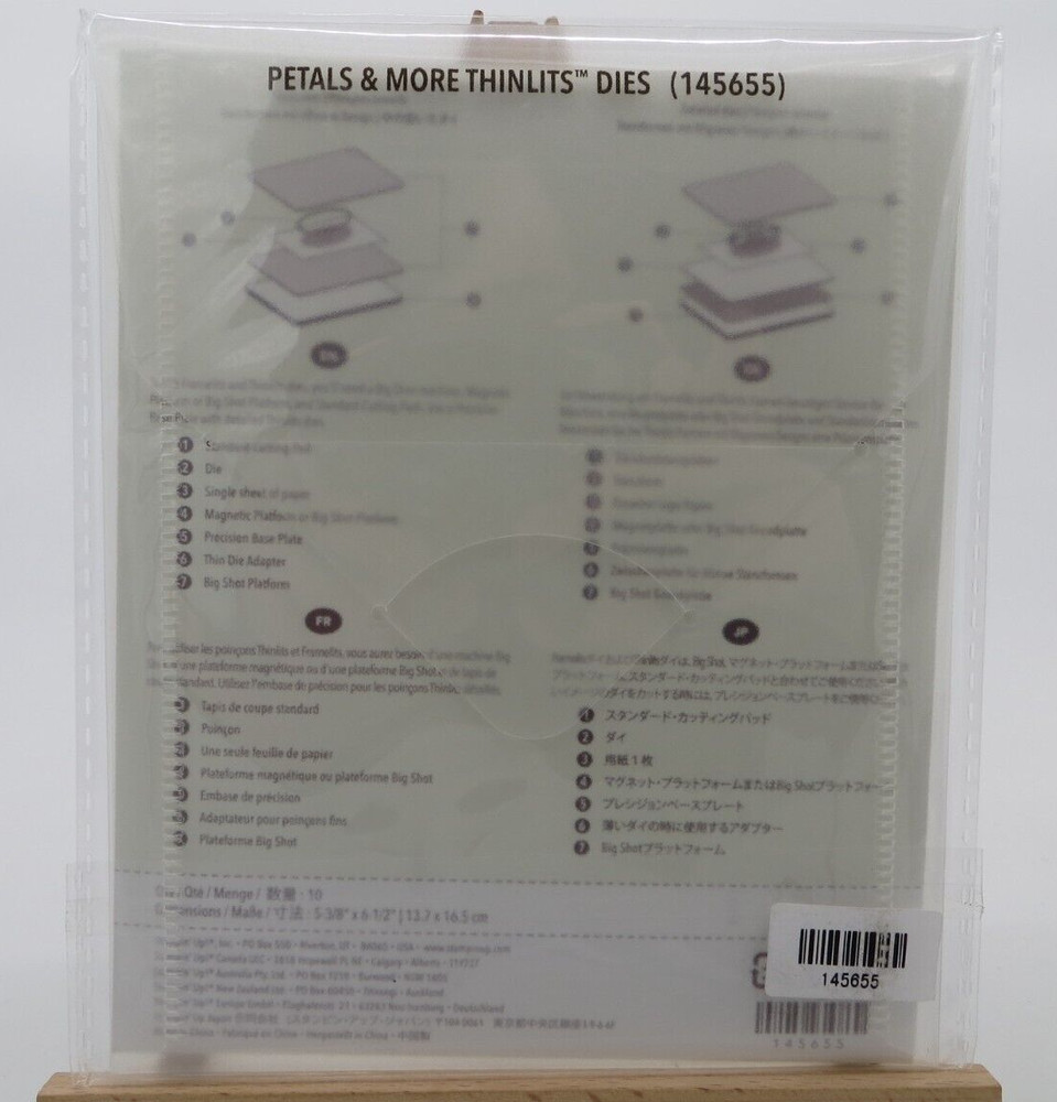 Stampin Up! Petals & More Thinlits Dies 145655 crafts arts tools