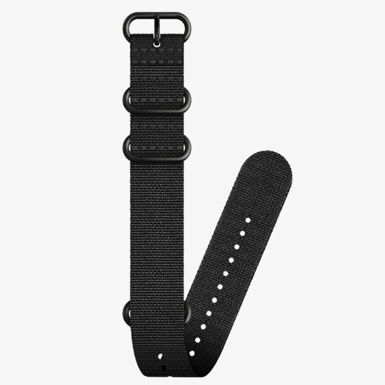 Suunto Dive 2 Textile Zulu Strap Black Size L - Dive Computer Accessory