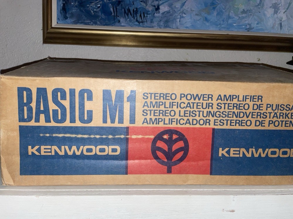 KENWOOD Stereo Power Amplifier Model Basic M1