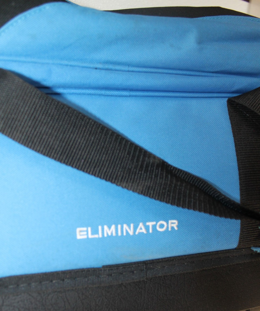 Strikeforce KR Eliminator Double Roller Bowling Bag-Blue 8920-02 (READ)