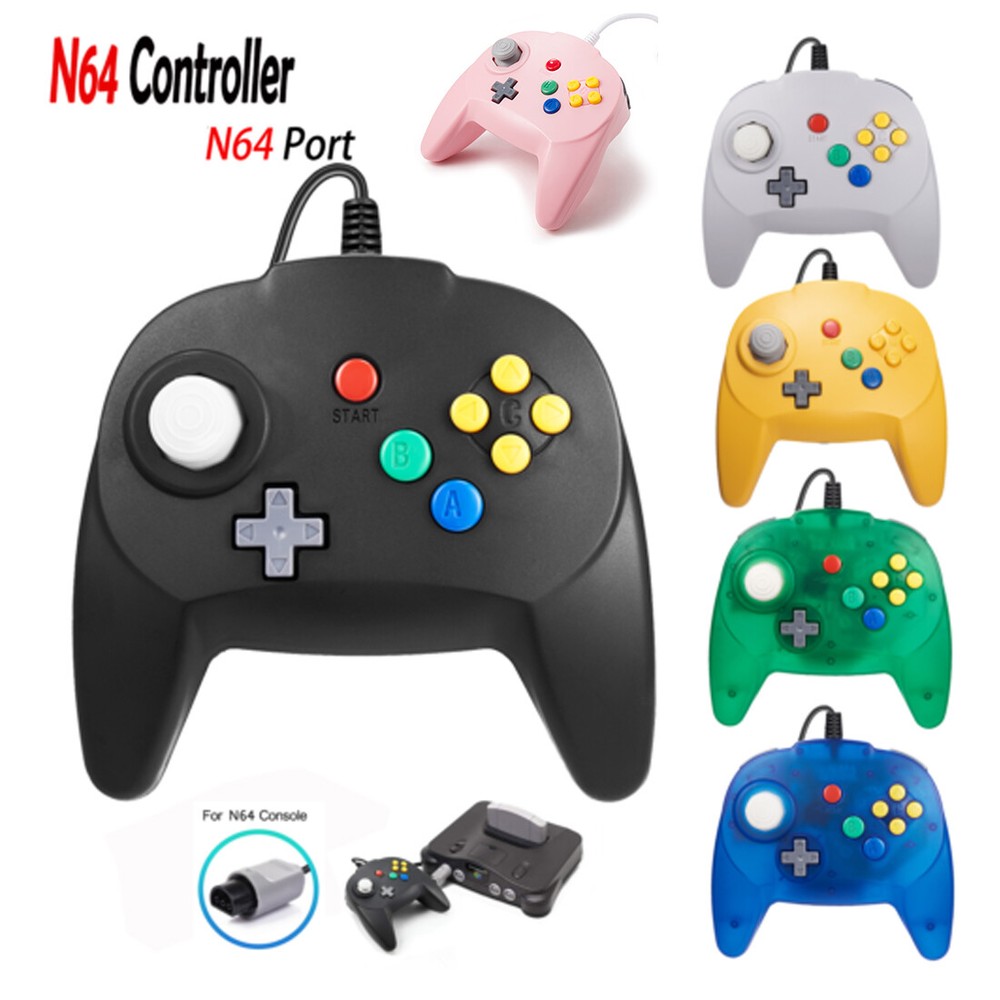 Retro Mini N64 Controller Gamepad Joystick for N64 Console N64 System Video Game
