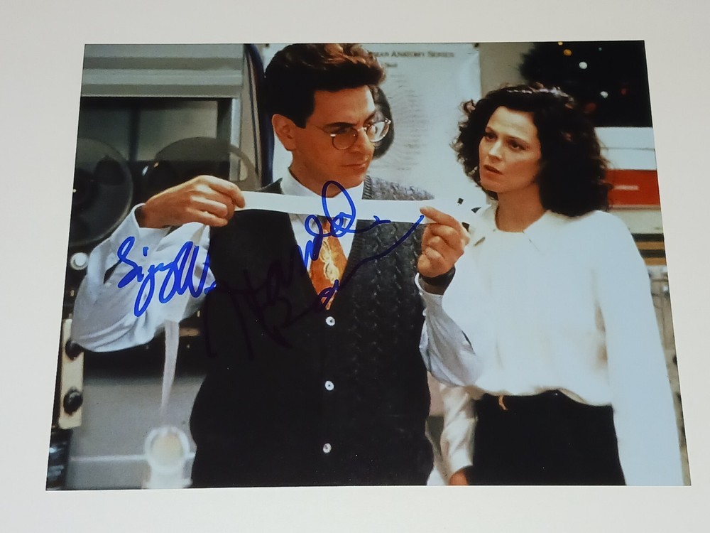 Harold Ramis Sigourney Weaver Ghostbusters Signed Autograph COA Authentication 2