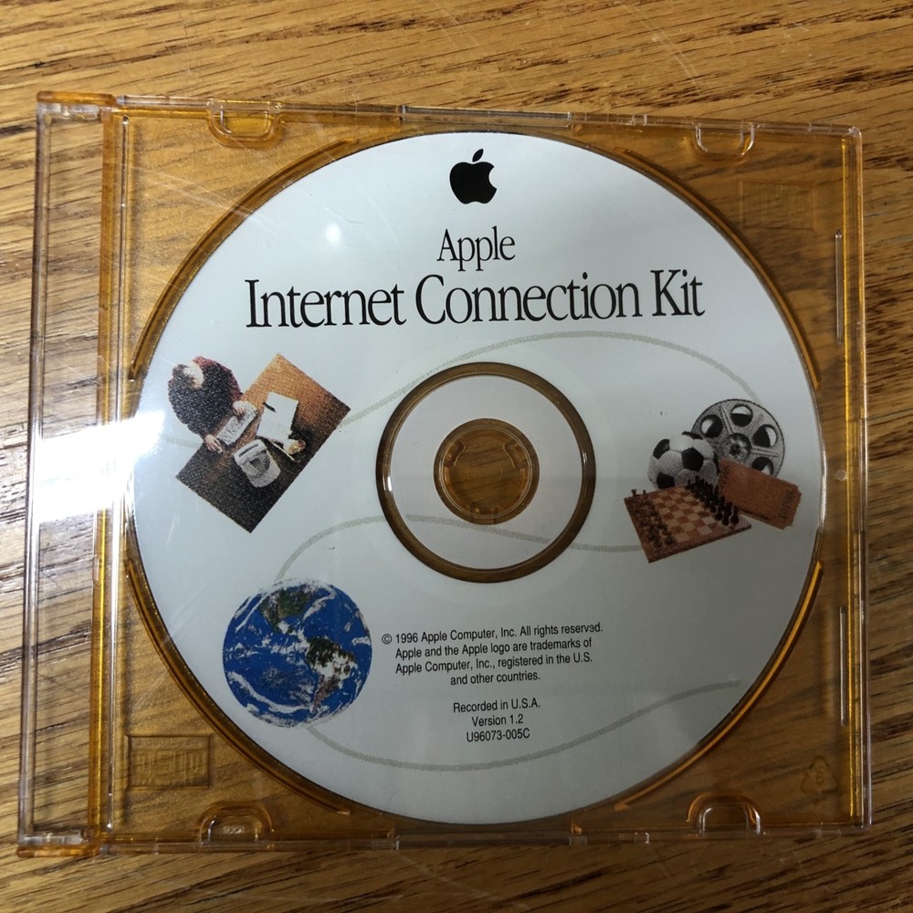 Apple Internet Connection Kit CD / ROM / Macintosh Computer Software