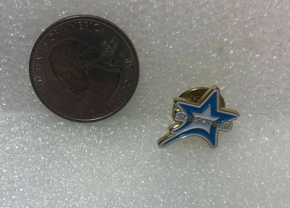 Subscriber Star Pin