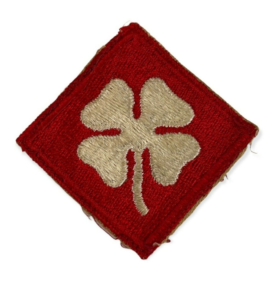 WW2 US 4th Army Insignia Embroidered Patch