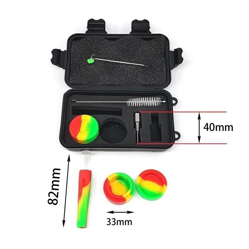 1 Piece Set Random Color Silicone Pipe Set Includes 7 Accessories Multi-Purpose