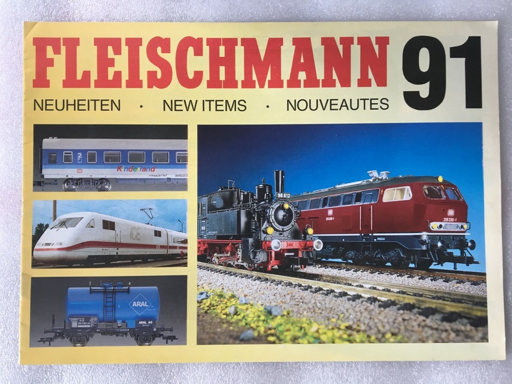 Catalogue FLEISCHMANN novelties 1991.