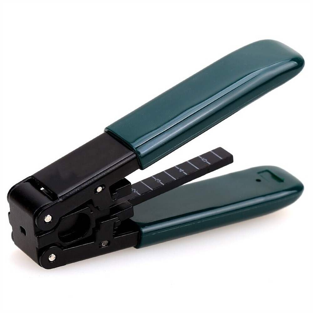 Fiber Optic Stripper Optical Stripping Tool Cable Striping Plier For FTTH G657 ]
