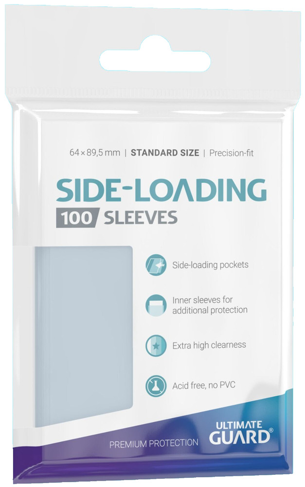100 Ultimate Guard Precise Fit Side Loading Standard Size Card Sleeves Inner