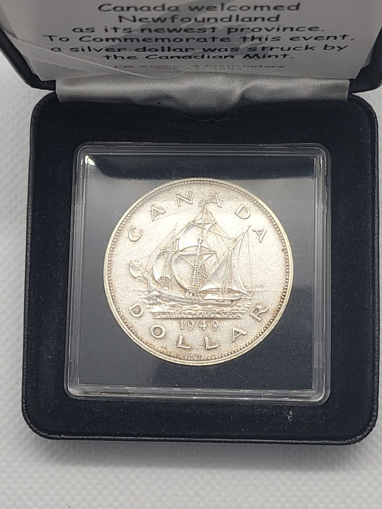 1949 Canada Silver Dollar – Newfoundland Confederation