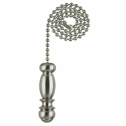 With 12-inch beaded chain