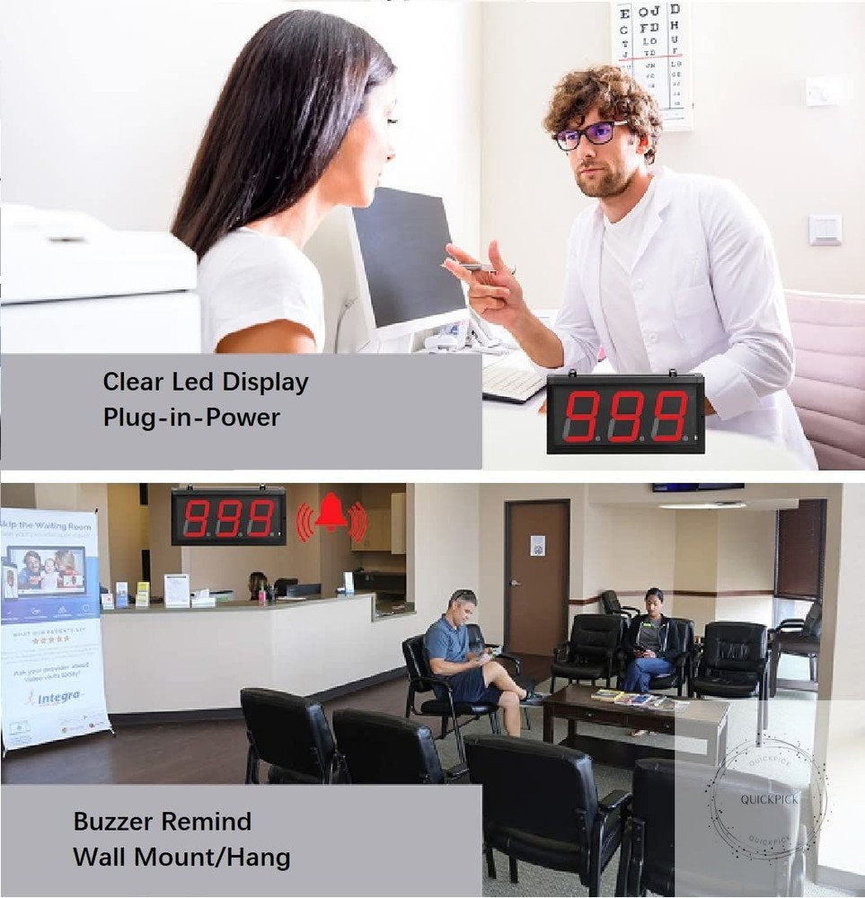LED Up/Down Counter with Switch Box & Remote Red 4'' LED Display (3Digits)