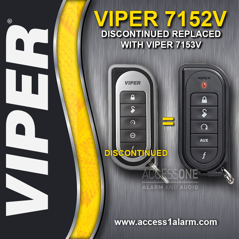 Viper 7152V 1-Way 5-Button Replacement Remote Control Transmitter For 4202V