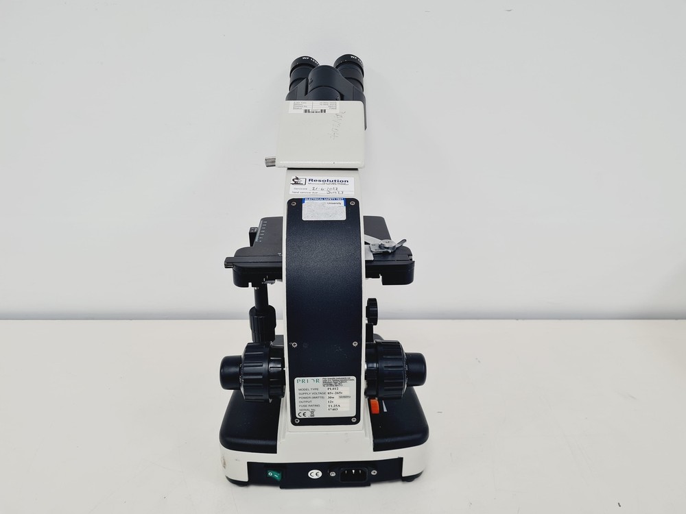 Prior PL012 Binocular Microscope With 4 x Objectives Lab