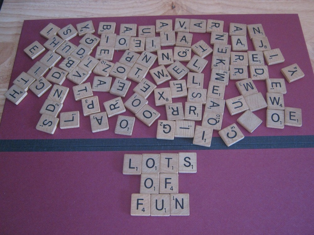 Vintage Scrabble Crossword Game 1989 Complete