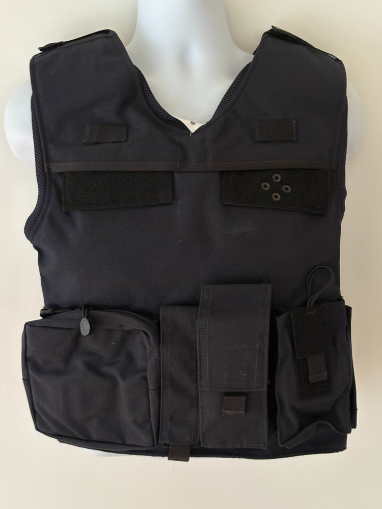 SECOND CHANCE Standard Tactical Armor Carrier Side Open Fix Pocket Medium Navy