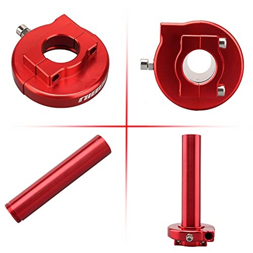 Motorcycle Throttle Assembly,High Sensitivity Short Stroke Light Control Red