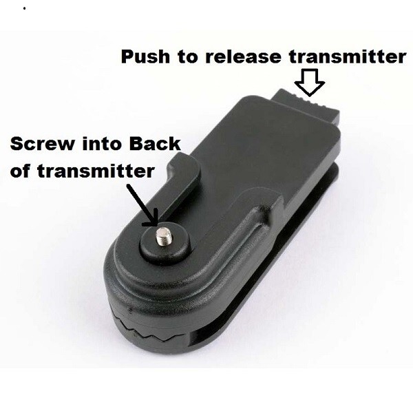 E-Collar Mini Educator ET-300 TRANSMITTER ONLY BLUE w/ QUICK-RELEASE BELT CLIP!