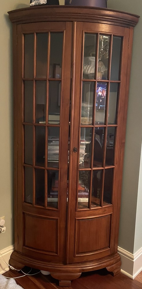 Beautiful Arhaus Corner Cabinet