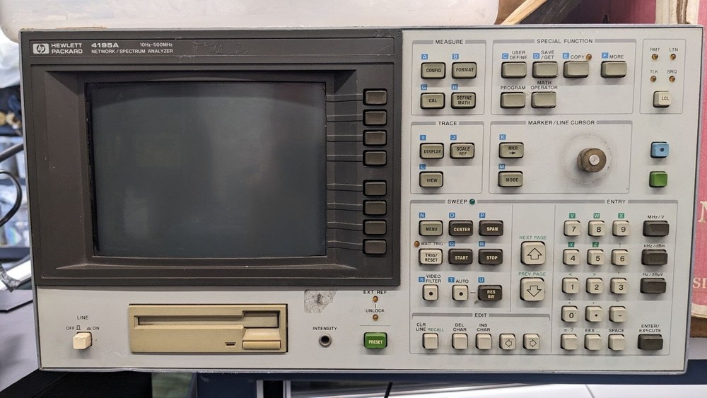 HP4195A Network Analyzer Display Unit Only (No measurement unit, not tested)