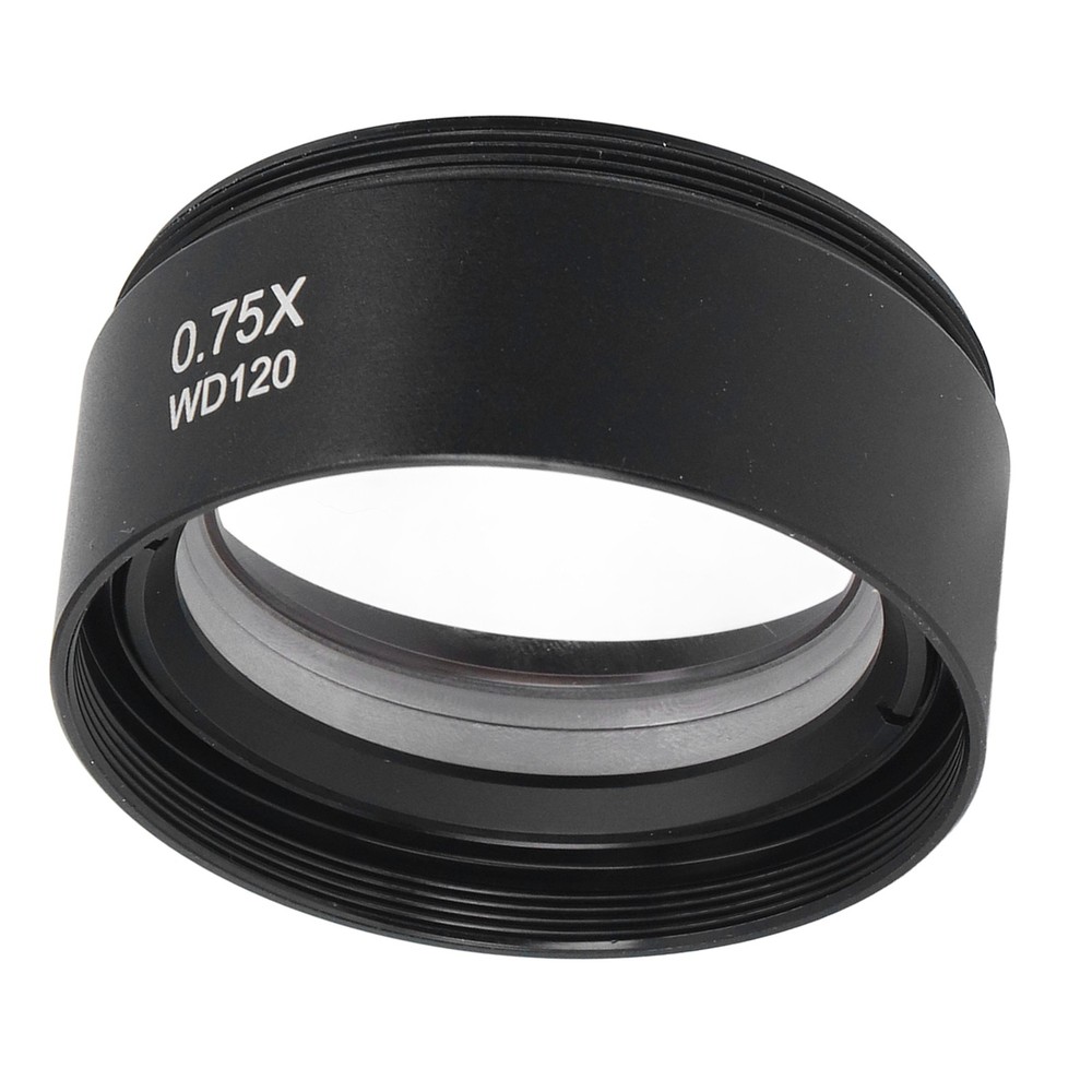 Microscope Lens 0.75X 120mm Barlow Eyepiece M48 Interface Accessory For New