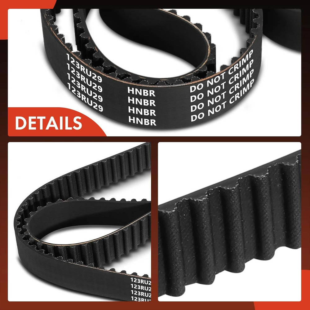 Engine Timing Belt Compatible with Mitsubishi Outlander 2003, Eclipse 2000-2005,