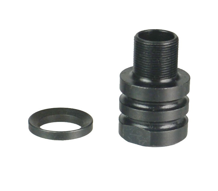 Steel Adapter to Convert 1/2x28 TPI Muzzle Thread to 1/2x36 TPI Muzzle Thread