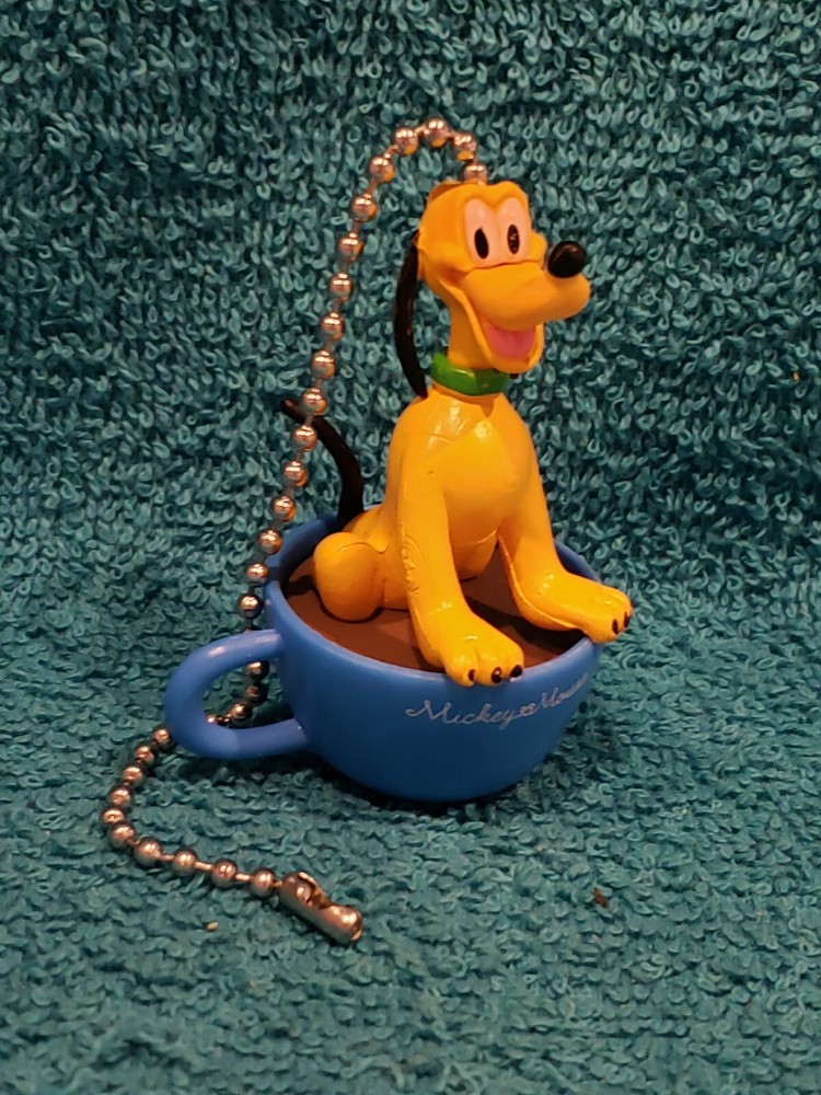 Disney Pluto In Tea Cup Light Pull and Fan Pull Set - Pluto
