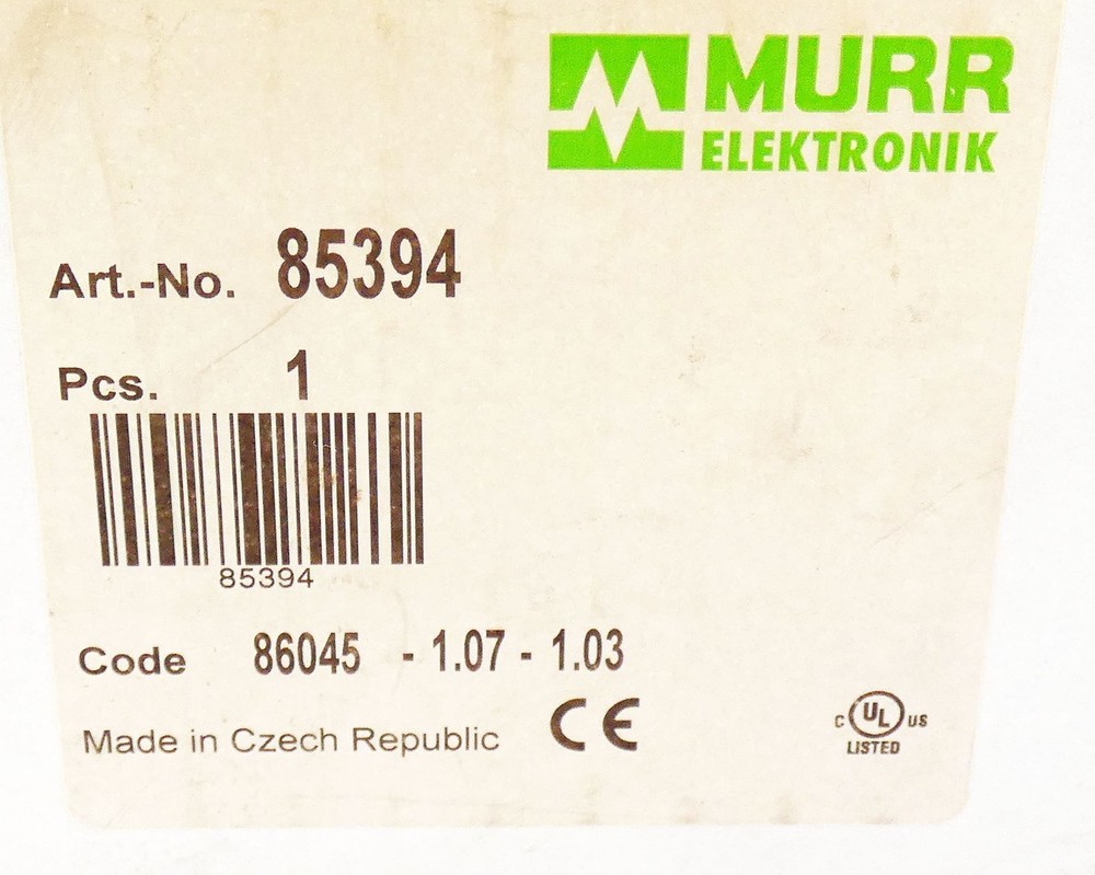 Murr Electronics 85394 Buffer Module -Sealed-