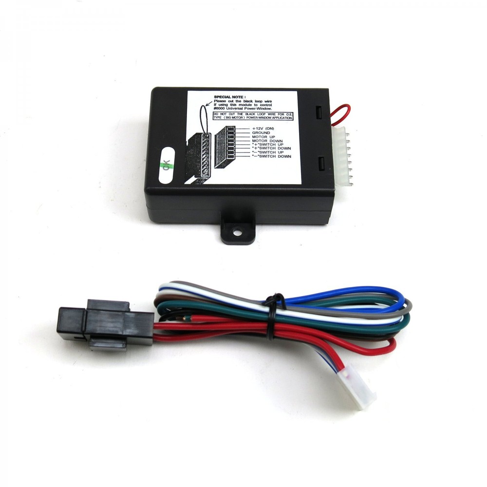 One Touch Up & Down Power Window Modular Control Unit + Wiring Harness Car V8