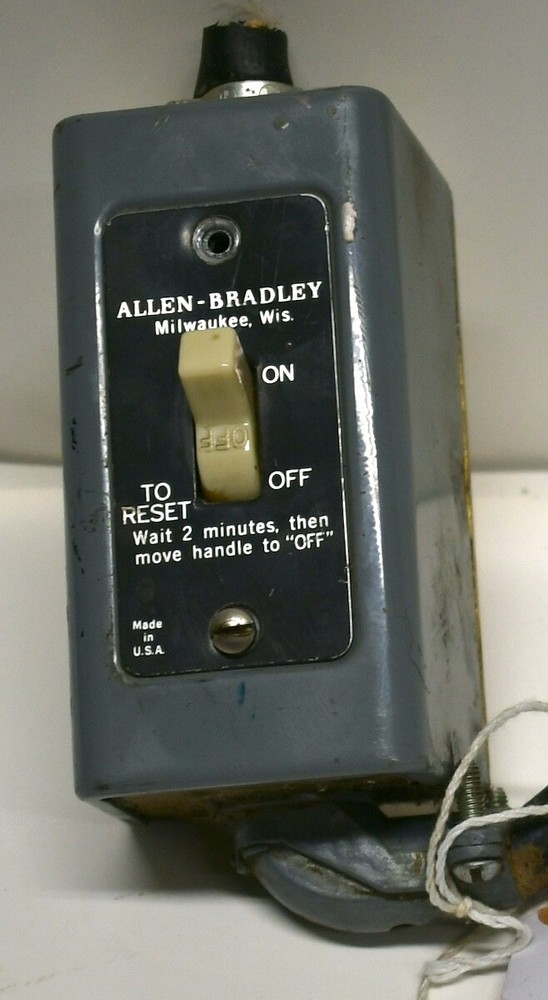 Used Allen Braley OFF & ON Switch.