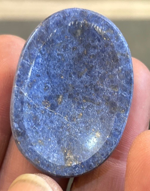 Dumortierite Worry Stone
