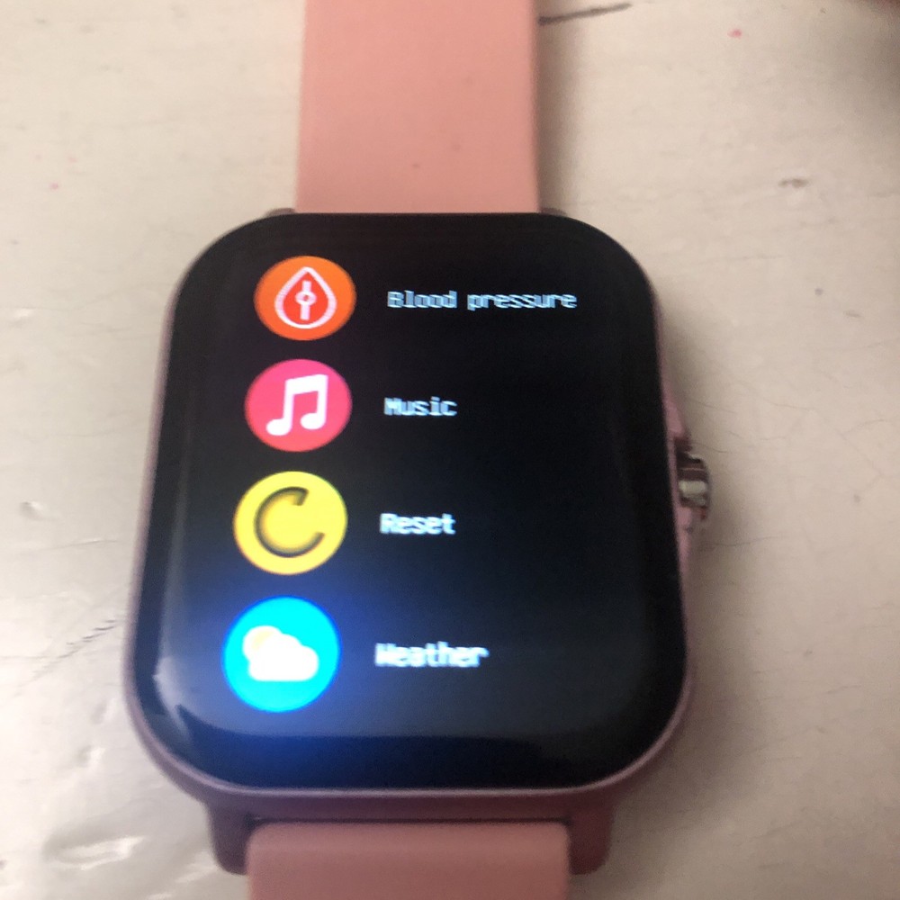 Pink Smart Watch