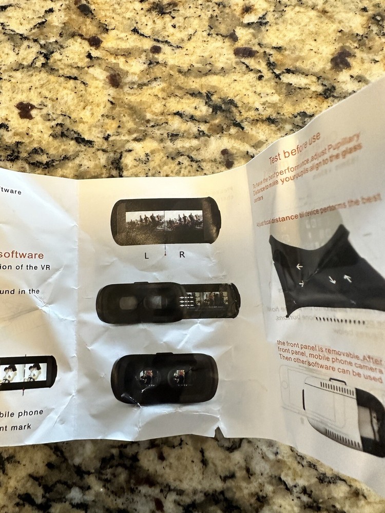 VR OCT 17 3D Glasses Virtual Reality Headset Game Video for iPhone Android IOS