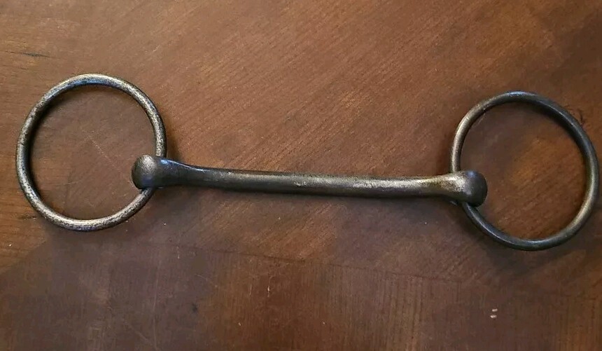 Vtg Cast Iron Horse Bit