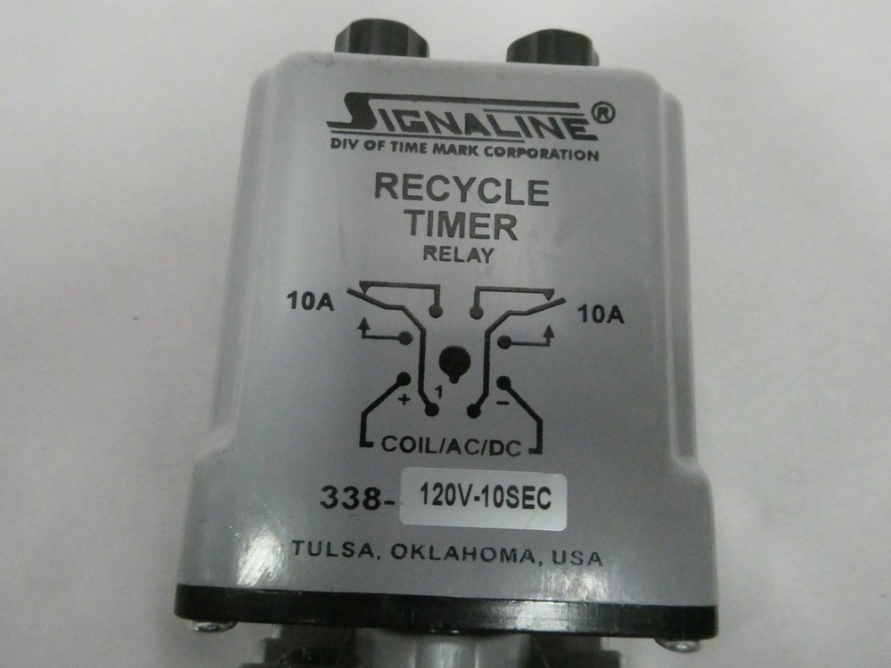 Time Mark 338 Recycle Timer Relay 0-60sec 120v-ac