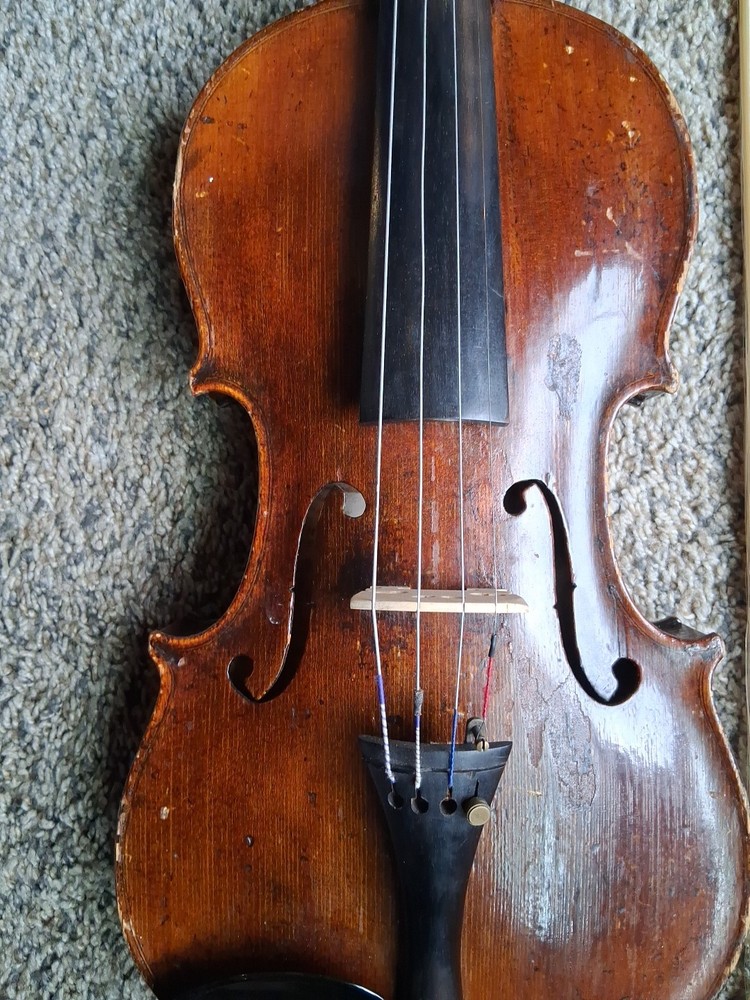 Violin Very Old Reconstruction By George W Quick 1937