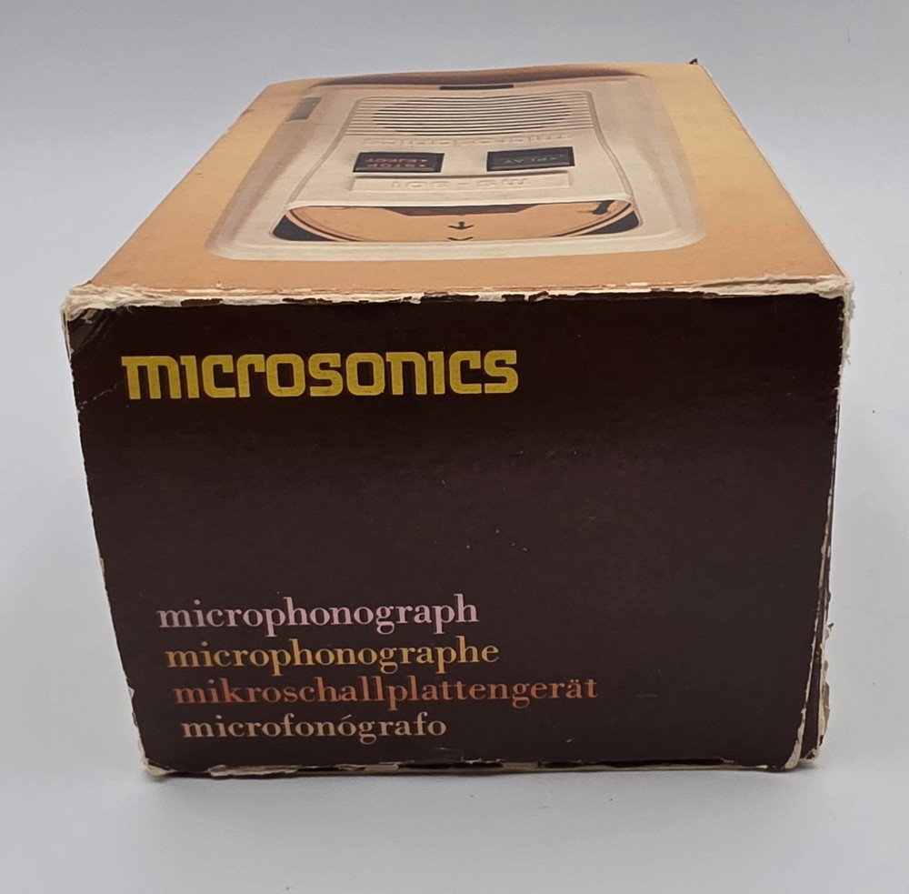 Microsonics MS-301 Mini Player Vintage Microphonograph NOS