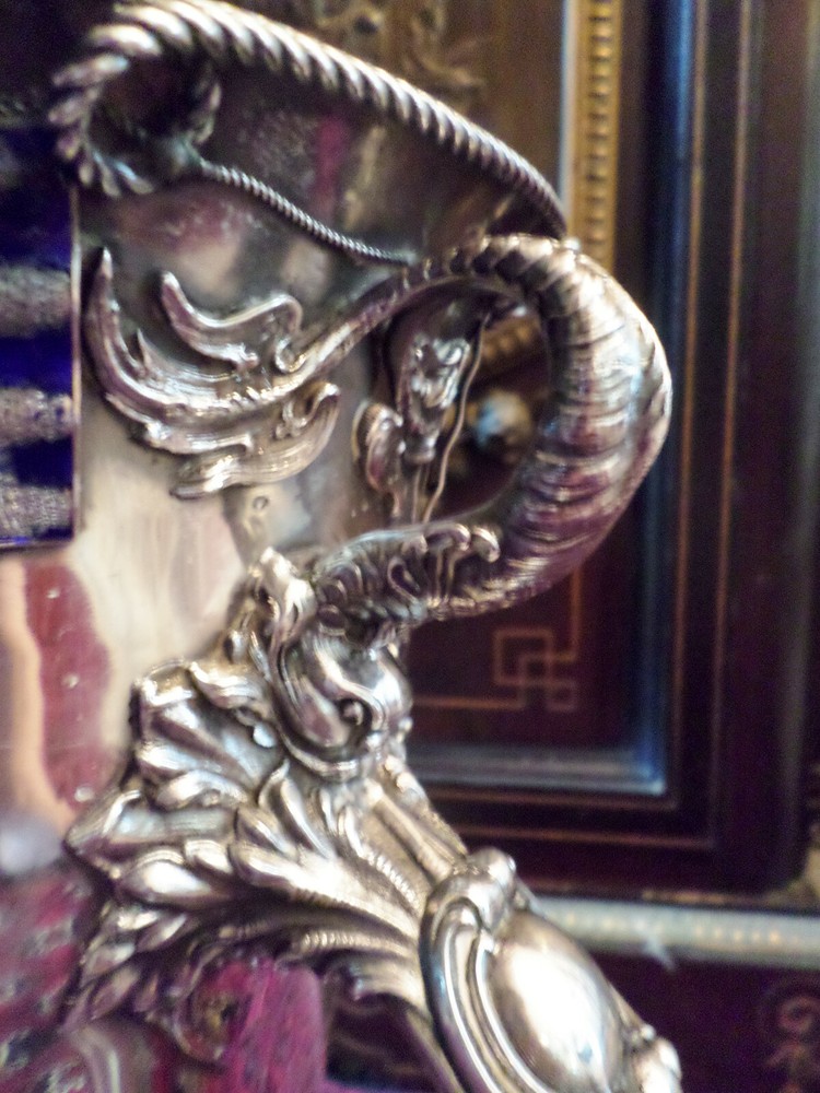 SUBPERB! J E CALDWELL CO. STERLING TROPHY CUP 16" ANTIQUE THREE HANDLED 7LB +