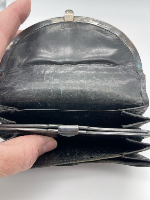 Gorham 1889 Gorham Leather & Sterling Silver Wallet