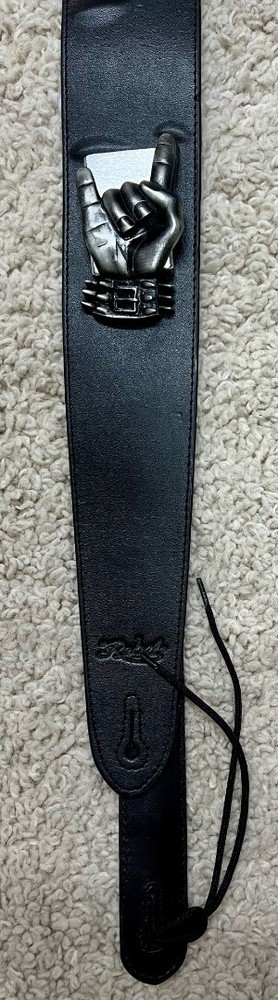 Rebel Strap Co. ROCK IT Adjustable 2.5" Duralon Guitar Strap w/ Working Lighter!