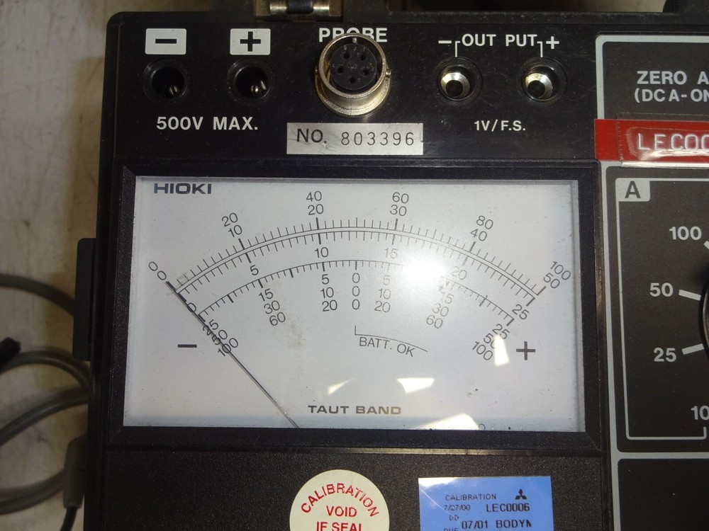 Hioki 3108 Clump On Hi-tester