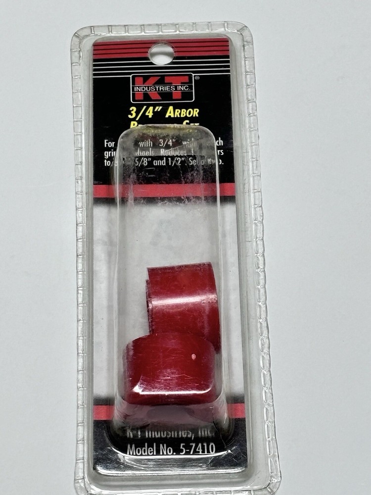 3/4” Red Arbor Bushing Set 2pc