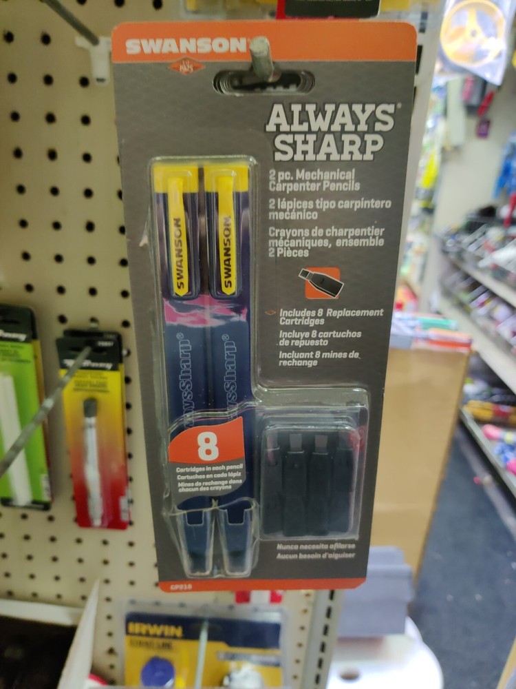 14 Packs Swanson Always Sharp Mechanical Carpenter Pencils