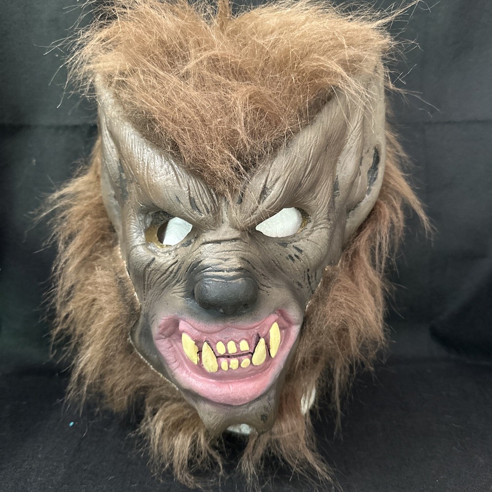 Werewolf Wolfman Halloween Mask 2005 Don Post Studios EUC Latex Front & Back