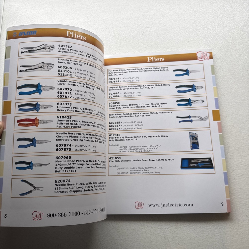 Unior Distributed By J&N Hand Tools Catalog 2011