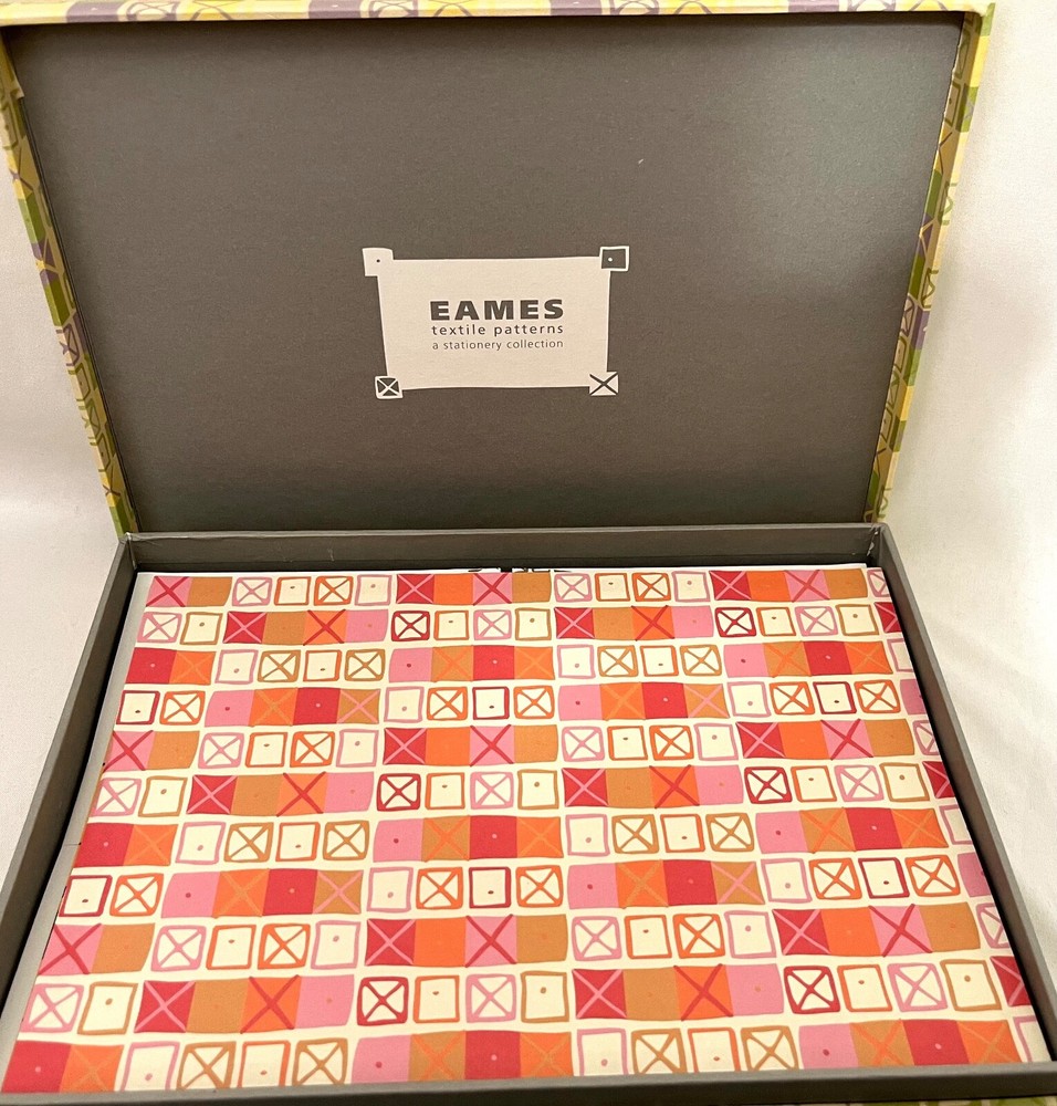230159 Home EAMES TEXTILE PATTERNS STATIONERY COLLECTION Box Set NEW