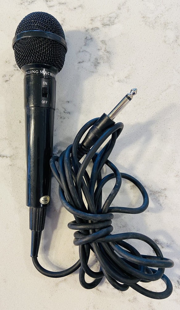 2 THE SINGING MACHINE MICROPHONES * TESTED/WORKS *